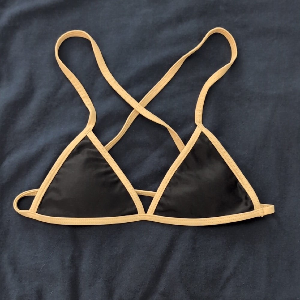 🛍️ Black Triangle Swim Top